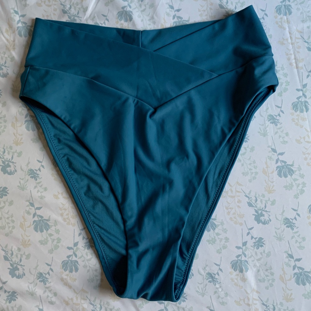 Aerie Crossover High Cut Cheeky Bikini Bottom